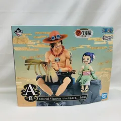 【中古】未開封)A賞 Emorial Vignette エース&お玉 フィギュア ｢一番くじ ワンピース ワノ国編 第二幕｣[22]