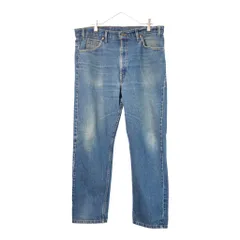 90年代 USA製 Levi's リーバイス 505 デニムパンツ 大きいサイズ オレンジタブ ブルー(メンズ W38 L30)中古 古着 X3802