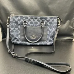 コーチ   シグネチャー　2WAYバッグ　ネイビー B26011826