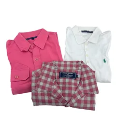 186005 POLO RALPH LAUREN ポロ・ラルフローレン シャツ M レディース 3点まとめ売り
