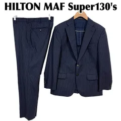 美品 HILTON MAF Super130's スーツセットアップ 98AB6