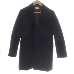 シップス SHIPS チェスターコート シングル ウール キルティング S 黒 ブラック /KW ■GY99のサムネイル