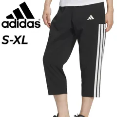 アディダス カプリパンツ 7分丈パンツ レディース adidas ウーブンパンツ 通気性 トレーニングパンツ ランニング   トレ 女性 ボトムス スポーツウェア ウエア  /RP542