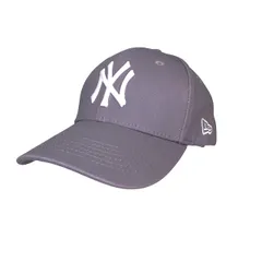 ニューエラ NEW ERA ニューヨークヤンキース 9FORTY ベースボールキャップ ロゴ刺繍 ONEサイズ グレー ホワイト k36845 0225