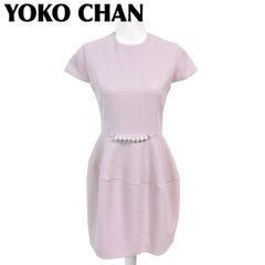 限定価格 極美品 ヨーコチャン ペタルスリーブパールワンピ ピンク