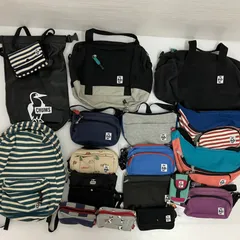 ◆ CHUMS チャムス 18点 まとめ商品 ショルダーバッグ ハンドバッグ ポーチ など 鞄 中古品 卸