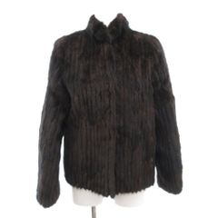 美品】LUPIAN FUR ダークミンク コート M 高級 リアルファーコート