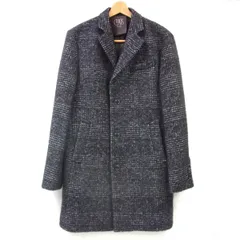 ◆MOORER COATS MILANO ムーレー コーツミラノ チェスターコート チェック柄 バージンウール モヘア アルパカ混 イタリア製 メンズのサムネイル