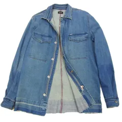 美品◆DIESEL ディーゼル デニムジャケット USED加工 ストレッチ 春物 ジージャン メンズ