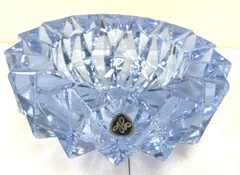 【HOYA】　クリスタルガラス 灰皿 アッシュトレイ 小物入れ