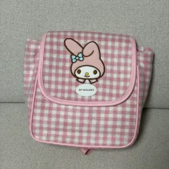 サンリオ マイメロディ ピンク チェック ミニ バックパック 新品