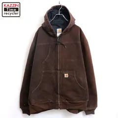 00s Carhartt 裏地キルティング ダック ジャケット メンズ XL~サイズ相当 ビッグサイズ オーバーサイズ