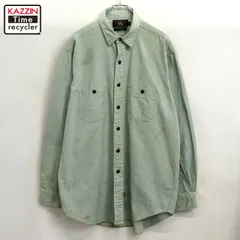 90s vintage RALPH LAUREN ストライプ柄 RRL 長袖シャツ メンズ 表記Lサイズ