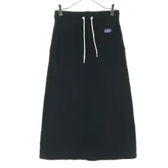 GAP ギャップ スウェット ロングスカート S ブラック レディース 古着