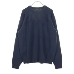 Pierre Cardin ピエールカルダン 日本製 長袖 セーター L ネイビー メンズ 古着のサムネイル