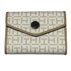 【新品】Tommy Hilfiger モノグラム 二つ折り財布 アイボリー