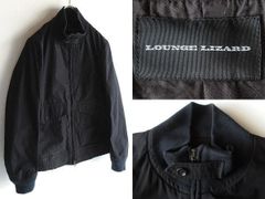 LOOK使用同型 LOUNGE LIZARD ラウンジリザード コットン/コーデュラナイロン ミリタリーオックス G-8 フライトジャケット 1 黒 ブラック