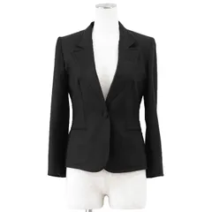 【SALE】DOLCE&GABBANA ドルチェ・アンド・ガッバーナ ジャケット アンコン テーラード サイズ 38 レディース 1B コットン/シルク ストレッチ アウター ブラック 黒 イタリア製のサムネイル