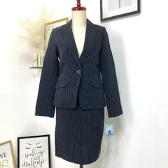 新品 レディース 美ライン レディース 洗える ストレッチ スーツ ブラック