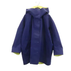 UNIQLO ユニクロ MARNI マルニ コラボ ブロックテックハーフ コート M 青紺 レディース 古着