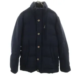 TETE HOMME テットオム ダウンジャケット L ネイビー メンズ 古着