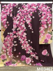振袖 ROLA 刺繍 金彩 紋意匠 牡丹 身丈cm 撥水加工済 MO3491 - メルカリ