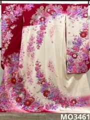 振袖 ラメ刺繍 金彩 紋意匠 身丈169cm 撥水加工済 MO3314 - メルカリ