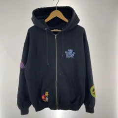 【中古】X-LARGE ジップパーカー サイズM 黒 101231012034[91]
