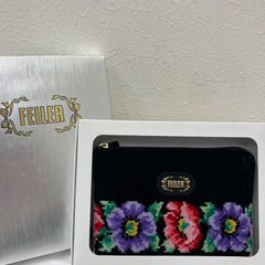 FEILER ポーチ FURLA ハンカチ セット - メルカリ