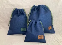 【35×30】【30×20】【20×18】3点セット【デニムタグ】