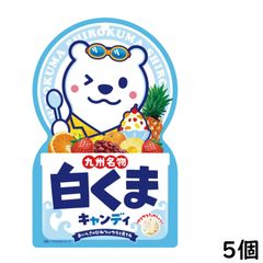 パイン 白くまキャンディ 80g×5個　賞味期限2027/06