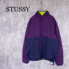 『STUSSY』ステューシー (F) リバーシブルナイロンボアジャケット