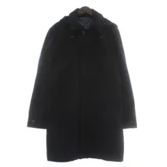 ローレンラルフローレン LAUREN RALPH LAUREN ステンカラーコート アウター ウール 中綿 ミドル フード ジップアップ 40S 紺 ネイビー /XZ ■GY18