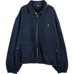 古着 90年代 ラルフローレン Ralph Lauren POLO by Ralph Lauren スイングトップタイプ フリースジャケット USA製/eaa616879