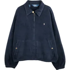 古着 ラルフローレン Ralph Lauren POLO by Ralph Lauren スイングトップタイプ フリースジャケット メンズXL相当/eaa616882