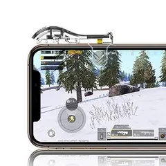  荒野行動 PUBG Mobile コントローラー 射撃ボタン ゲームパッド 感応式 優れたゲーム体験 視線が遮らない エイムアシスト 高速射