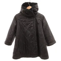 ノースフェイス パープルレーベル THE NORTH FACE PURPLE LABEL タグ付き W's Quilted Coat キルティング ハーフコート 裏フリース S 黒 ブラック NYW2961N /JS ■GY11
