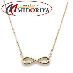 TIFFANY&Co. ティファニー インフィニティ ネックレス K18YG イエローゴールド レディース/295065【中古】【BJ】
