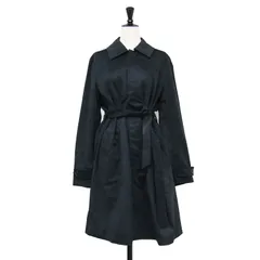HYSTERIC GLAMOUR ヒステリックグラマー コート ブラック 黒 サイズ:M | フェイクスエード ステンカラー コート / ロング ベルト付き Aライン | 日本製 | アウター ジャケット 上着【レディース】【中古】のサムネイル