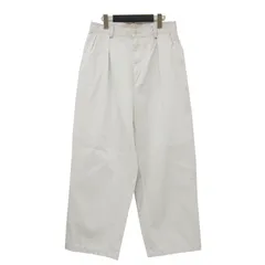 Plage プラージュ パンツ オフホワイト 白 サイズ:38(M) | 25秋冬 vintage chinos パンツ / チノパン | ワイド テーパード タック コットン | 日本製 | ボトムス ズボン【レディース】【中古】