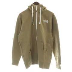 ザノースフェイス THE NORTH FACE リアビューフルジップフーディ パーカー スウェット 裏起毛 刺繍 M コルク カーキ NT12442 /MW ■GY18