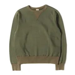 BuzzRickson's バズリクソンズ スウェット オリーブ サイズ:S | 無地 前V クルーネック スウェット | トップス 長袖 【メンズ】【中古】