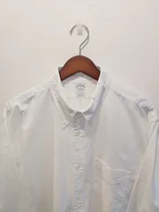 極美品　USA製　Brooks Brothers　ブルックスブラザーズ　シャツ　REGENT　オックスフォード　ボタンダウン　ホワイト　白　XL