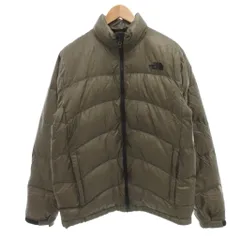 ザノースフェイス THE NORTH FACE アコンカグア ダウンジャケット ブルゾン XL カーキ スタンドカラー ND18900 /FF ■GY11