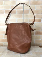 【中古】 袋付 IL BISONTE イルビゾンテ レザーショルダーバッグ イタリア製 ブラウン  111448726