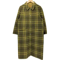 ヨークランド YORKLAND ウール リバーシブル チェック ステンカラー コート レディース 表記無 