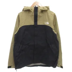ザノースフェイス THE NORTH FACE ドット ショート ジャケット DOT SHOT JACKET マウンテンパーカー ロゴ刺繍 ナイロン XL ベージュ 黒 ブラック NP61830 /GV ■GY01