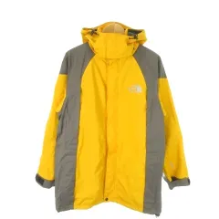 ザノースフェイス THE NORTH FACE GORE-TEX マウンテンパーカー ジップアップ 配色 ロゴ アウトドア L 黄 イエロー /AO7 ■GY17