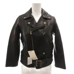 ビューティフルピープル beautiful people タグ付き ライダースジャケット レザージャケット ラム ダブル 130 黒 ブラック /FF ■GY18