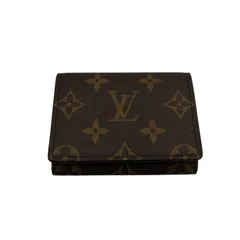 ルイヴィトン LOUIS VUITTON カードケース アンヴェロップ・カルト ドゥ ヴィジット RFID モノグラムキャンバス ブラウン レディース